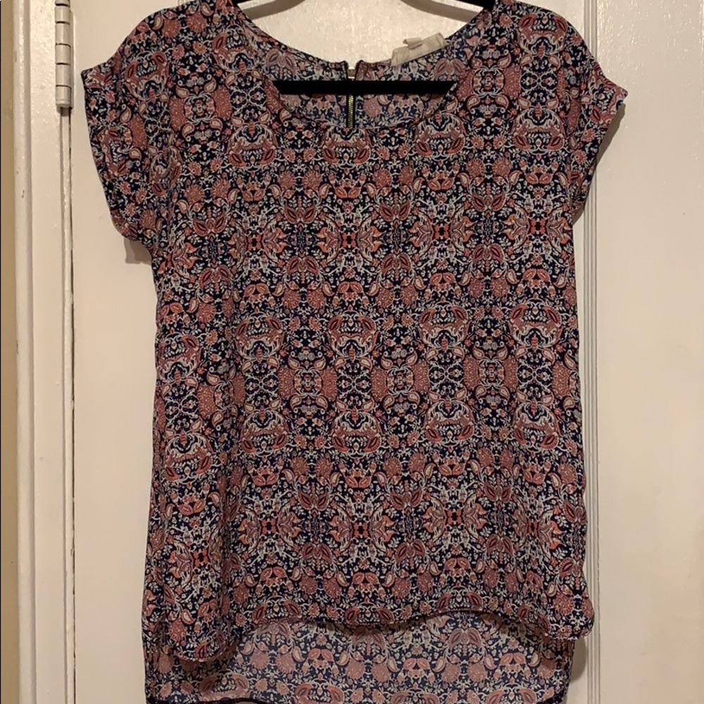 Short sleeve blouse